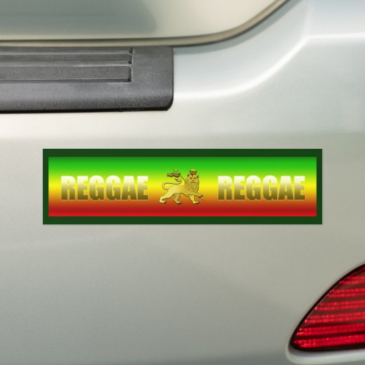 Reggae Bumpersticker (Op auto)