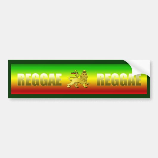 Reggae Bumpersticker (Voorkant)