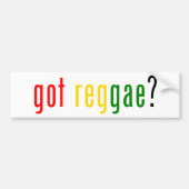 Reggae? Bumpersticker (Voorkant)