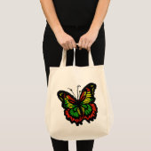 Reggae Butterfly Tote Bag (Voorkant (product))