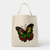 Reggae Butterfly Tote Bag (Achterkant)