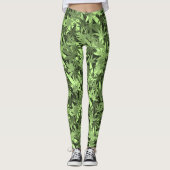 Reggae Camouflage Rastafara - Power Yoga Leggings (Voorkant)