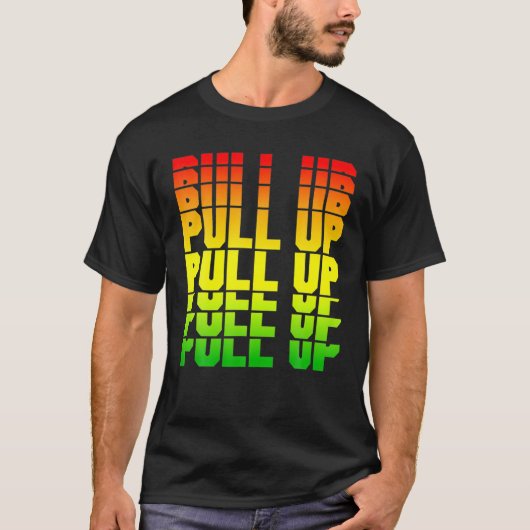 Reggae Clothing for Men's pop up Dancehall Ja T-shirt (Voorkant)