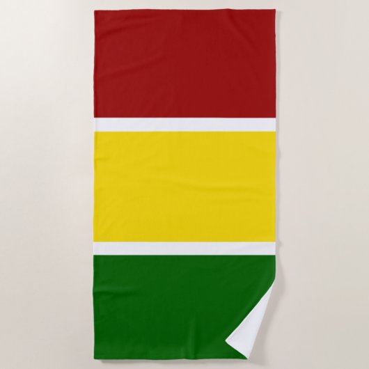 Reggae Color Stripes Strandlaken (Voorkant)