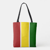Reggae Color Stripes Tote Bag (Achterkant)