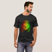 Reggae Cool Otter Dreadlocks Otter Rasta T-shirt (Voorkant volledig)