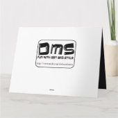 Reggae Dance verjaardagskaart Kaart (Achterkant)