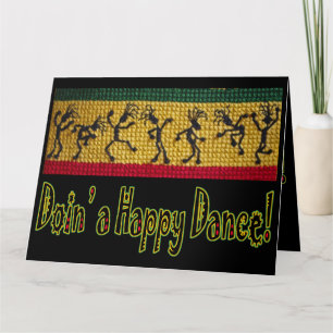 Reggae Dance verjaardagskaart Kaart