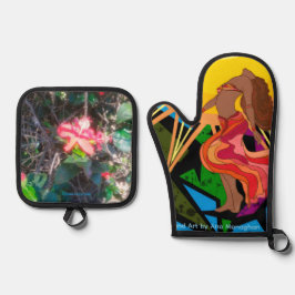 Reggae Danser Ovenwant & Pannenlap Set