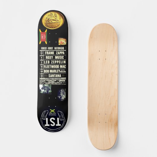 REGGAE / Dennis Thompson 7 3/4-inch skateboard Dec (Voorkant)