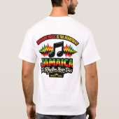 Reggae Design Heren T-shirt (Achterkant)