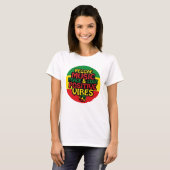 Reggae design with positive quotes and reggae flag t-shirt (Voorkant volledig)