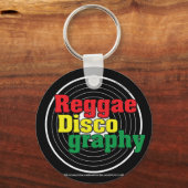 Reggae Discography Vinyl Sleutelhanger (Voorkant)