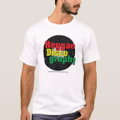 Reggae Discography Vinyl T-shirt (Voorkant)