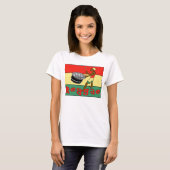Reggae Drummer T-shirt (Voorkant volledig)