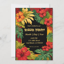 Reggae en Eilandfeest Kaart