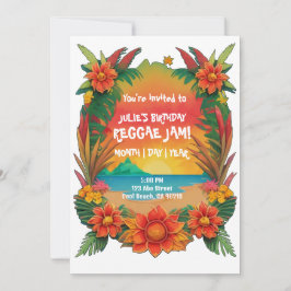 Reggae Feest Uitnodiging