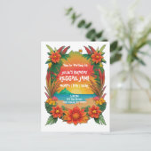 Reggae Feest Uitnodiging (Staand voorkant)