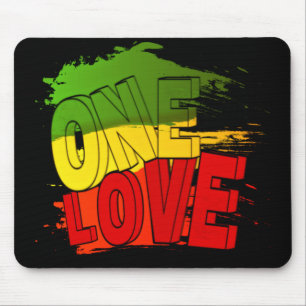 Reggae flag, One Love, Rasta Muismat