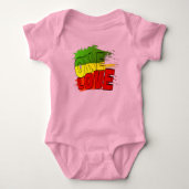 Reggae flag, One Love, Rasta Romper