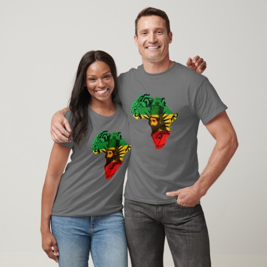 Reggae Haile Selassie Rastafarian Jamaican Ethiopi T-shirt (Unisex)