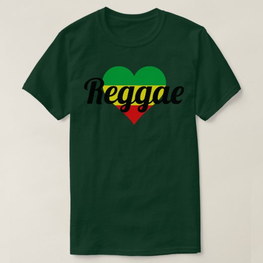 Reggae Heart T-shirt (Design voorkant)