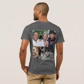 REGGAE. IN BRAZILIË Basic Donker T-shirt (Achterkant volledig)