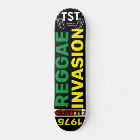 REGGAE INVASIE OFFICIËLE Skateboard (Voorkant)
