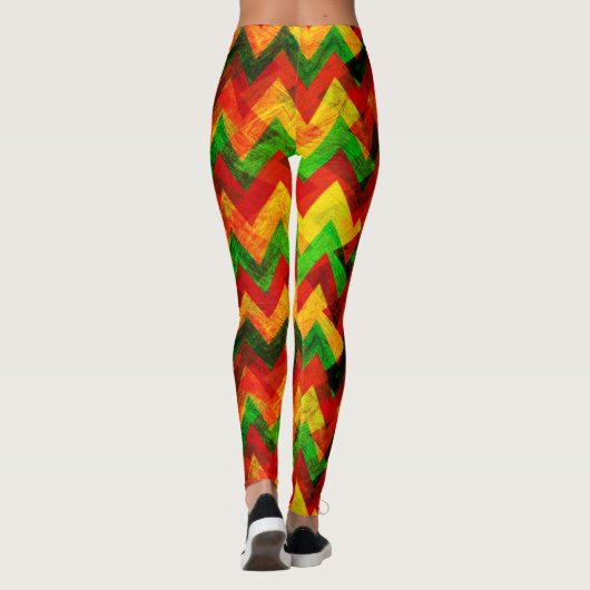 Reggae - Jah Rastafara - Power Yoga Leggings (Achterkant)