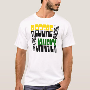 Reggae Jamaica Dance Hall Cube, 3 kleuren T-shirt