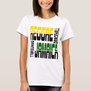Reggae Jamaica Dance Hall Cube, 3 kleuren T-shirt