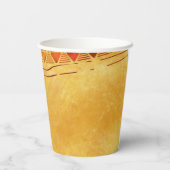 Reggae Jamaican African Birthday Party Papieren Bekers (Achterkant)