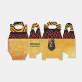 Reggae Jamaican Birthday Party Bedankdoosjes (Uitgevouwen)