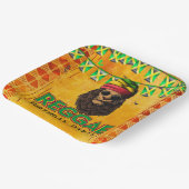 Reggae Jamaican Birthday Party Papieren Bordje (Gebogen)