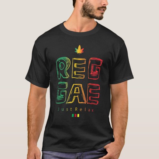 Reggae Just Relax T-shirt (Voorkant)