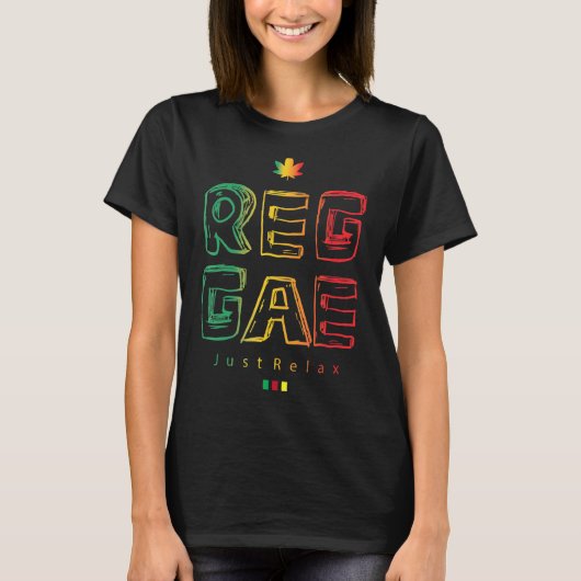 Reggae Just Relax T-shirt (Voorkant)