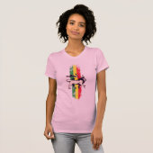 Reggae king lion t-shirt (Voorkant volledig)