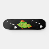 Reggae kleurde skateboard van Oahu (Horizontaal)