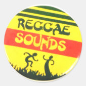 Reggae klinkt rond Sticker (Voorkant)
