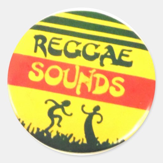 Reggae klinkt rond Sticker (Voorkant)