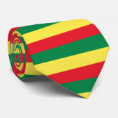 Reggae Krawatte Rasta Vibrations Stropdas (Opgerold)