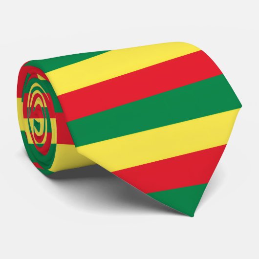 Reggae Krawatte Reggae Rasta Roots Stropdas (Opgerold)
