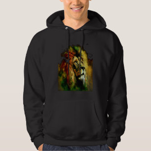 Reggae Leeuw Rastafari Muziek Vrijheid Zion Jamaic Hoodie