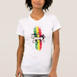 Reggae lion king t-shirt<br><div class="desc">Unieke koning leeuw!</div>