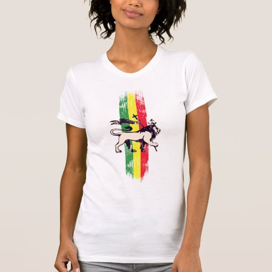 Reggae lion king t-shirt (Voorkant)
