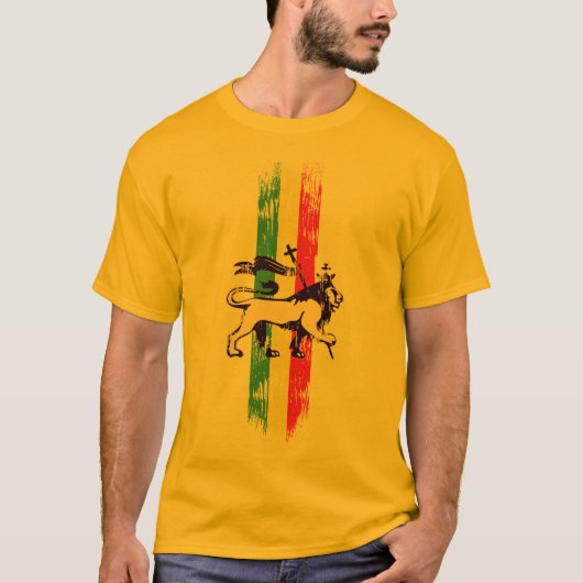 Reggae lion t-shirt (Voorkant)
