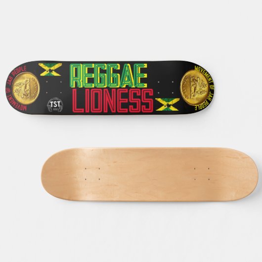 REGGAE LIONESS 8 1/4" Skateboard Deck (Horizontaal)