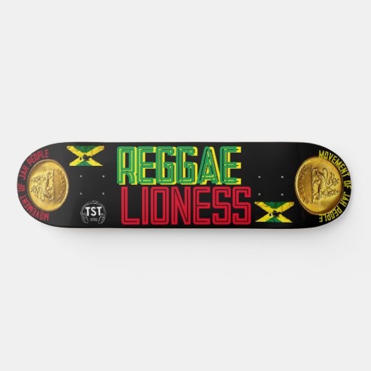 REGGAE LIONESS 8 1/4" Skateboard Deck (Horizontaal)