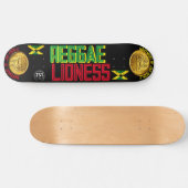 REGGAE LIONESS 8 1/4" Skateboard Dek (Horizontaal)