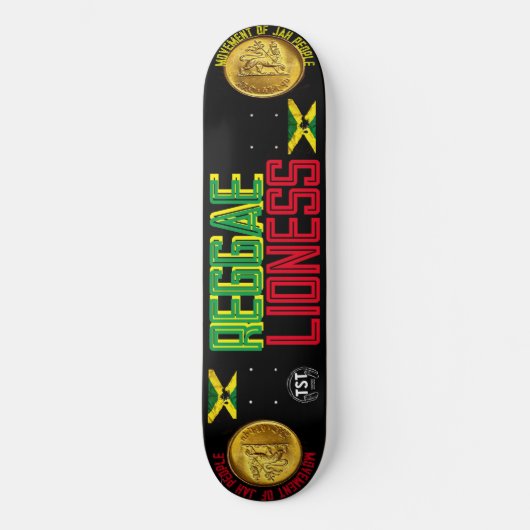REGGAE LIONESS 8 1/4" Skateboard Dek (Voorkant)